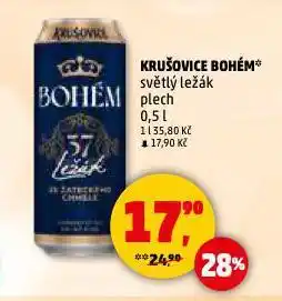 Penny Market Pivo krušovice bohém nabídka