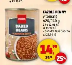 Penny Market Fazole nabídka