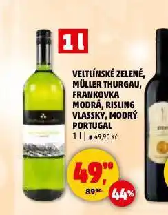 Penny Market Veltlínské zelené nabídka