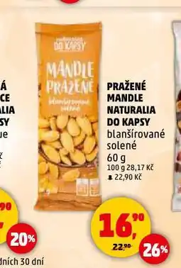 Penny Market Pražené mandle nabídka