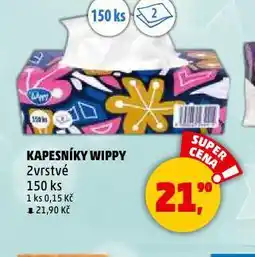 Penny Market Wippy papírové kapesníky nabídka