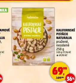 Penny Market Kalifornské pistácie naturalia nabídka