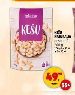 Penny Market Kešu naturalia nabídka