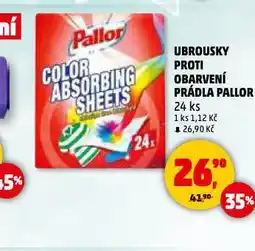 Penny Market Pallor ubrousky proti obarvení prádla nabídka