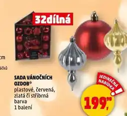 Penny Market Sada vánočních ozdob nabídka