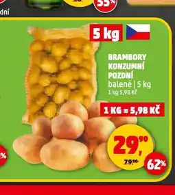 Penny Market Brambory konzumní pozdní nabídka