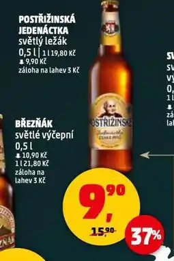 Penny Market Pivo postřižinská jedenáctka nabídka