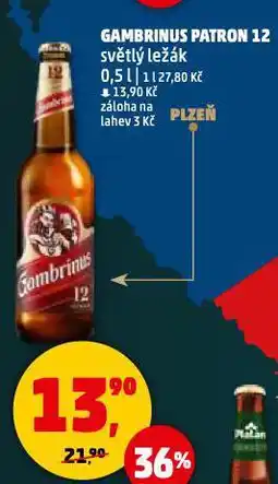 Penny Market Pivo gambrinus nabídka