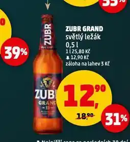 Penny Market Pivo zubr grand nabídka