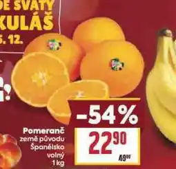 Billa Pomeranče nabídka