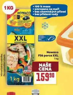 Billa Nowaco filé porce xxl nabídka