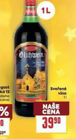 Billa Svařené víno nabídka