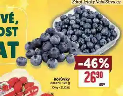 Billa Borůvky nabídka