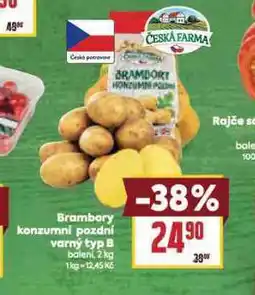 Billa Brambory konzumní pozdní nabídka