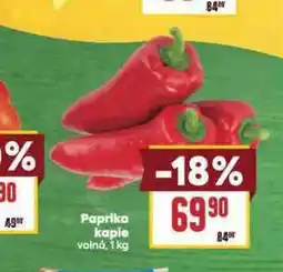 Billa Paprika kapie nabídka