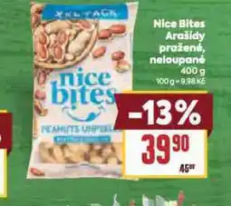 Billa Nice bites arašídy pražené, neloupané nabídka