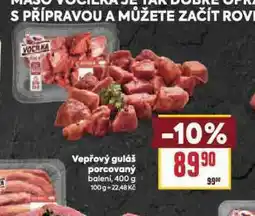 Billa Vepřový guláš porcovaný nabídka