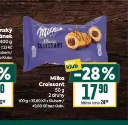 Billa Milka croissant nabídka