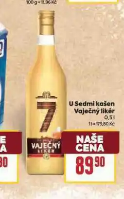Billa U sedmi kašen vaječný likér nabídka