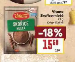 Billa Vitana skořice mletá nabídka
