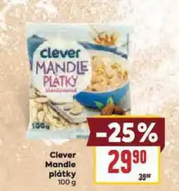 Billa Clever mandle plátky nabídka