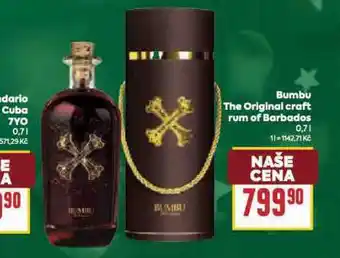 Billa Bumbu the original craft rum of barbados nabídka