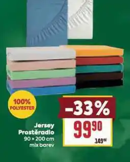 Billa Jersey prostěradlo nabídka