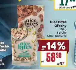 Billa Nice bites ořechy nabídka