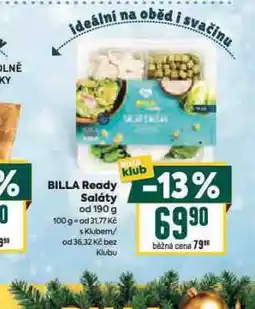Billa Billa ready saláty nabídka