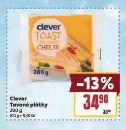 Billa Clever tavené plátky nabídka