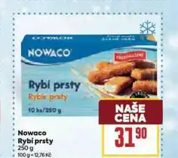 Billa Nowaco rybí prsty nabídka