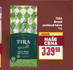 Billa Tira brasil zrnková káva nabídka