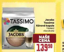 Billa Jacobs tassimo kávové kapsle nabídka