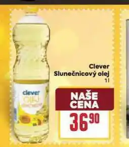 Billa Clever slunečnicový olej nabídka
