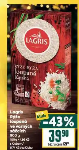 Billa Lagris rýže nabídka