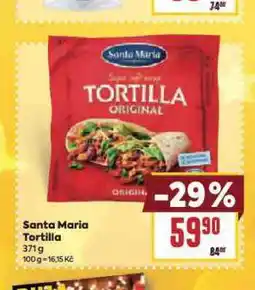 Billa Santa maria tortilla nabídka