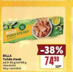 Billa Tuňák steak nabídka