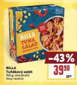Billa Tuňákový salát nabídka