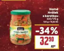 Billa Hamé hrášek nabídka