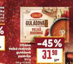 Billa Vitana velká rodinná polévka nabídka