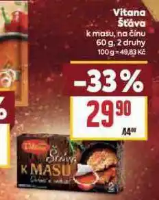 Billa Vitana šťáva nabídka