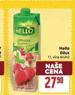 Billa Hello džus nabídka