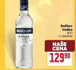 Billa Božkov vodka nabídka