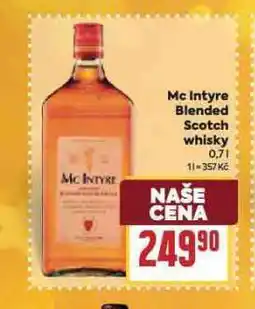 Billa Mc intyre blended scotch whisky nabídka