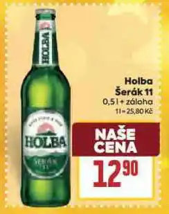 Billa Pivo holba šerák nabídka