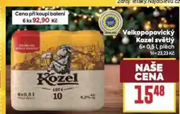 Billa Pivo velkopopovický kozel nabídka