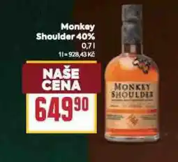 Billa Monkey shoulder nabídka