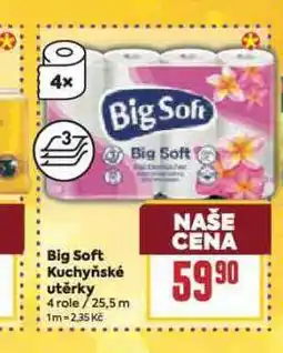 Billa Big soft kuchyňské utěrky nabídka