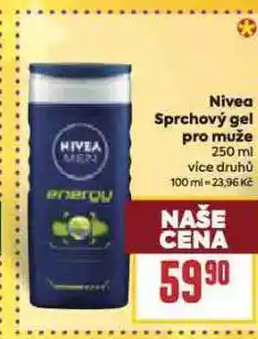 Billa Nivea sprchový gel nabídka
