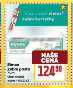 Billa Elmex zubní pasta nabídka